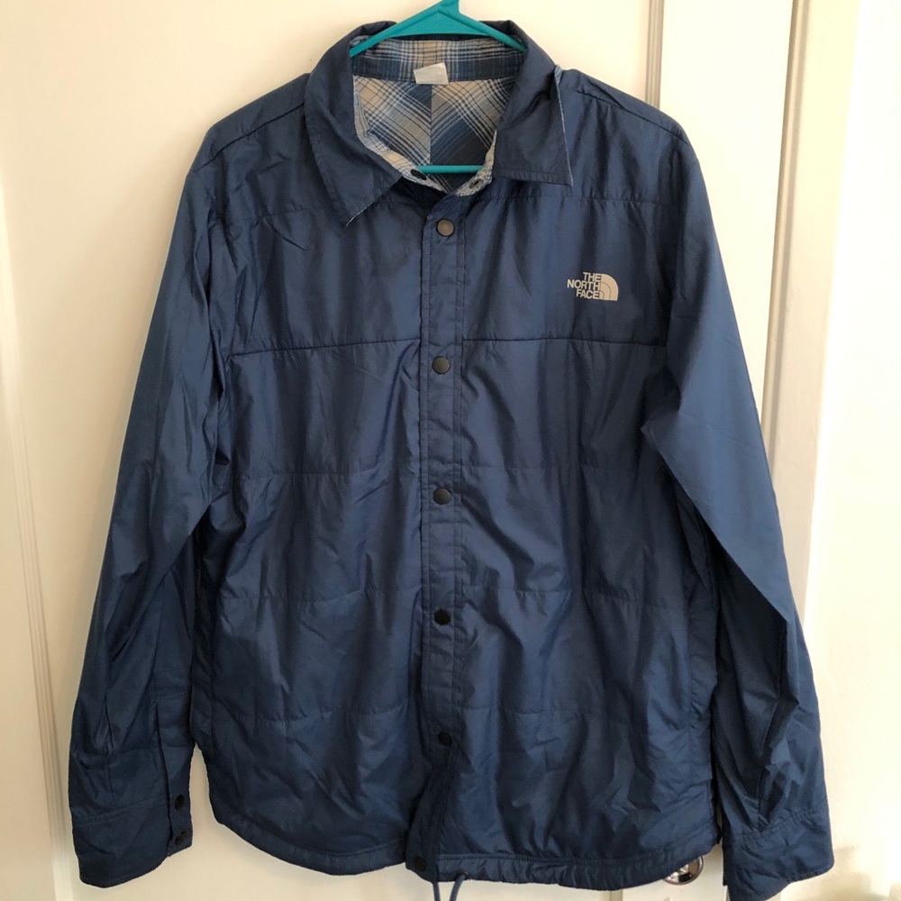 Northface reversible blue jacket